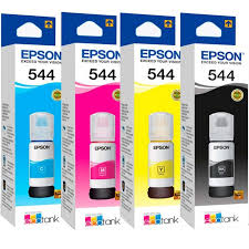 Tinta Epson T544 Pack De 4 Colores T544 Negro Cyan Magenta Amarillo